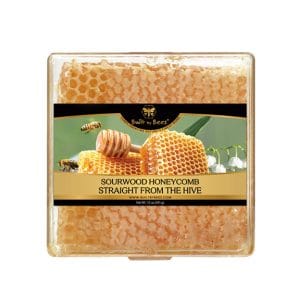 Sourwood Honey Comb 12 oz Brick